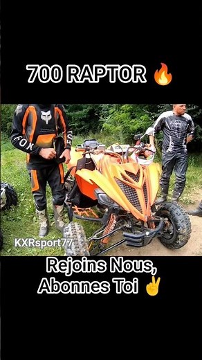 Je te présente Le Meilleur Quad: Yamaha 700 Raptor 🔥🔥 #quads #fypシ #pov #raptor