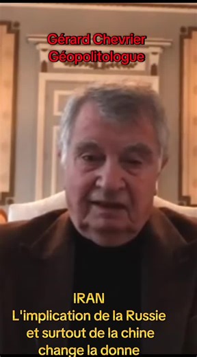 Analyse géopolitique de Gérard Chevrier sur l'Iran et la Chine