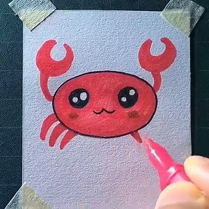 161K views · 1K reactions | How to draw a crab | All About Art | Facebook