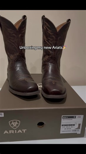 Unboxing Ariat Sport Herdsman Boots in Chocolate Brown