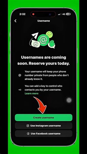 How to create a WhatsApp username 2026