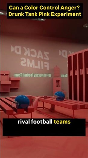 Can a Color Control Anger? Drunk Tank Pink Experiment #PsychologyFacts #WeirdScience