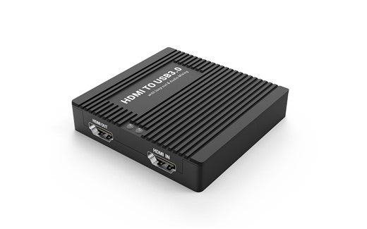 4K HDMI信号采集卡 混音 HDMI环出 USB3.0 UVC LCC380-OBS