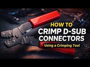 How to Crimp D-Sub Connectors Using a Crimping Tool | Step-by-Step Professional Guide