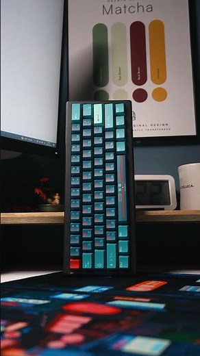 PPBT Harajuku on Apollo61 Lite #pressplayid #mechanicalkeyboard #keycaps