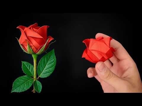 Easy Origami Kawasaki Rose – Step-by-Step Tutorial for Beginners
