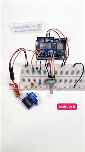 Master Servo Precision with Just One Knob 🔥 #arduino #arduinoproject