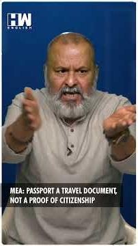 #Shorts | MEA: Passport A Travel Document, Not A Proof Of Citizenship | Editorial With Sujit Nair