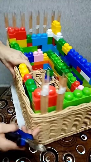 Building with Colorful LEGO Bricks: Step-by-Step Guide