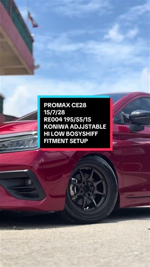 PROMAX CE28 Wheels and KONIWA Suspension for City Hatchback