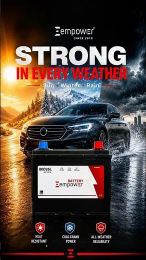 🔥 Strong in Every Weather. Ready for Every Drive. ⚡🚗
