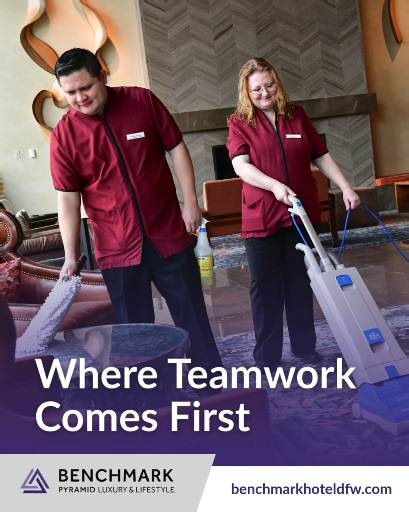 What makes a workplace feel special? For our teams, it’s how people show up for one another every day. Teamwork looks different across Food & Beverage, Housekeeping, Event Set Up, Maintenance, and Guest Services, but the foundation is the same, communication, support, and shared responsibility. This is what teamwork looks like at Benchmark Hospitality. We’re hiring across multiple departments and career paths. Explore current opportunities: https://www.benchmarkhoteldfw.com/ | Benchmark Hotel DF