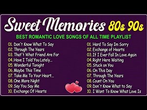 Timeless Romantic Love Songs 🌹 70s 80s 90s Greatest Hits | Old Love Ballads Collection