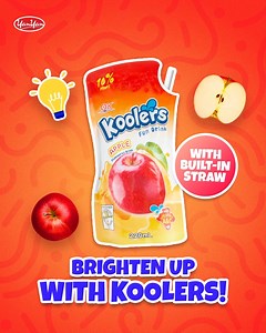 14 reactions · 3 comments | Koolers Apple provides your KOOLilit with an abundant amount of nutrients that can brighten up their mind and boost their energy!  #KoolersJuiceDrink #Juice #Drinks #SnacksPH | Koolers Juice Drink | Facebook