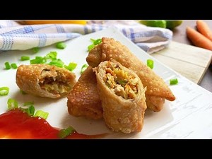 Chinese Spring Rolls Recipe - Vegetarian & Chicken | Ramadan Special Recipes | The Home Maker Baker