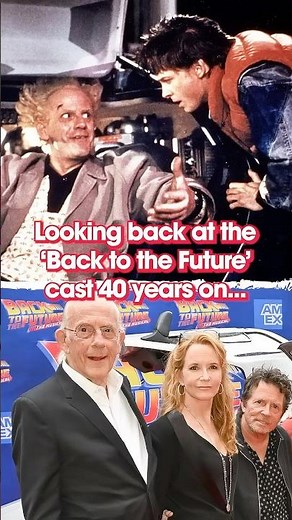 Looking at the 'Back to the Future cast' 40 years on... #backtothefuture #nostalgia #michaeljfox