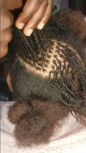 sisterlocks installation | first time step by step ,#trending #art #sisterlocks #hairsalons #dread