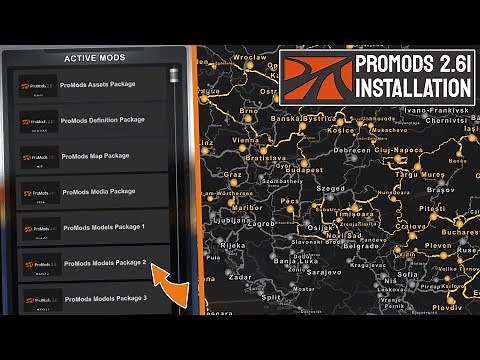 ETS2 1.44 ProMods 2.61 Map Installation | Euro Truck Simulator 2