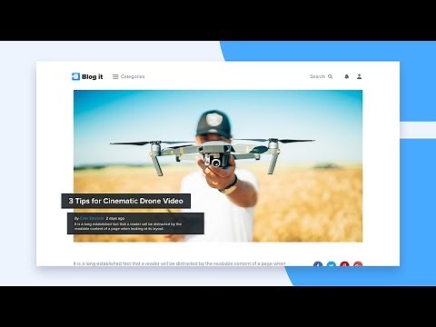 How to Design and Code a Blog Website - Part 1