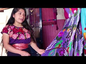 Como se hacen los hermosos bordados de Chiapas, orgullo de Mexico