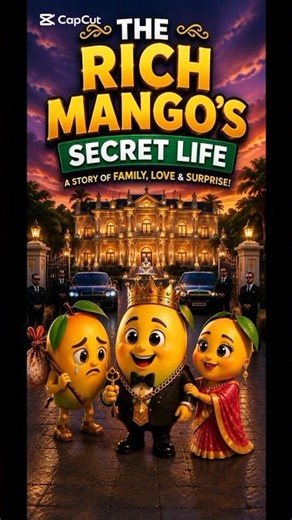 The Rich Mango’s Secret Life 🥭 | Emotional Family Story | AI Cartoon Animation