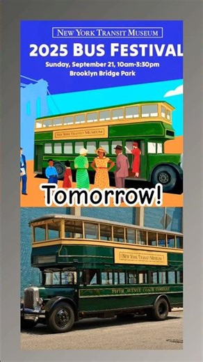 2025 Vintage Bus Festival! #brooklyn #nyc #shorts