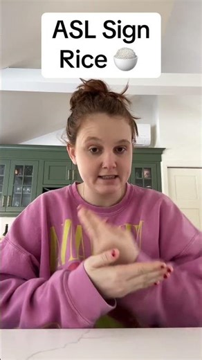 Learn How To Sign "Rice" in ASL for Beginners | American Sign Language #shorts