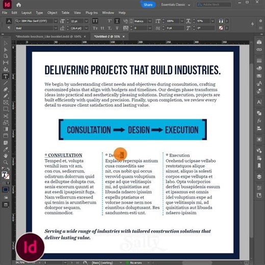 Professional Text Layouts Using Column Rules in InDesign 2026