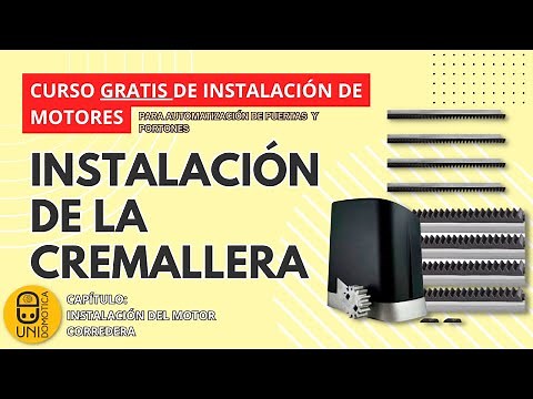 Instalación de Cremallera para motor corredera sin Secretos
