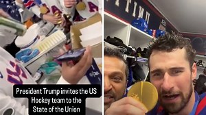 'Rot in hell': Team USA hockey slammed for laughing at Trump's sexist locker room joke