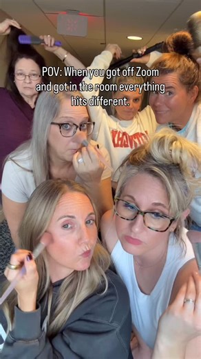 Ally Sanders | Mom Life + Safer Wellness Swaps on Instagram: "POV: When you got off Zoom and got in the room. I love these women. We usually show up to our calls in messy buns, hoodies, leggings, and yesterday’s dry shampoo… but something happens when you finally get together in real life. You laugh deeper. You dream bigger. You remember who you are outside of being a mom, chauffeur, chef, and referee. This business has brought me income, purpose, and growth… but the community? That’s the best p