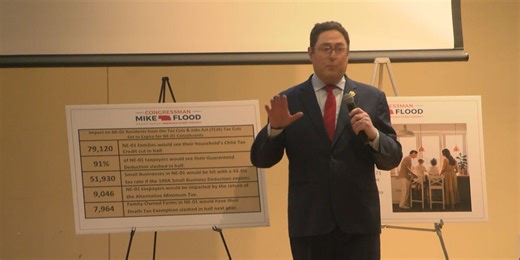 Tempers flare at town hall hosted by Nebraska Congressman Mike Flood