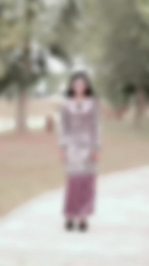 Stylish Outdoor Walk in a Patterned Dress