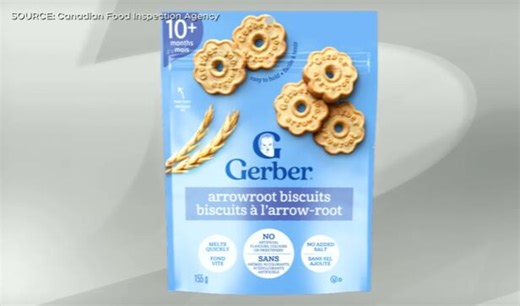 Gerber arrowroot cookies recalled over possible plastic, paper contamination