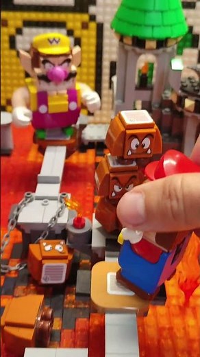 LEGO Super Mario SPEEDRUN Level 8 | Bowsers Castle #shorts