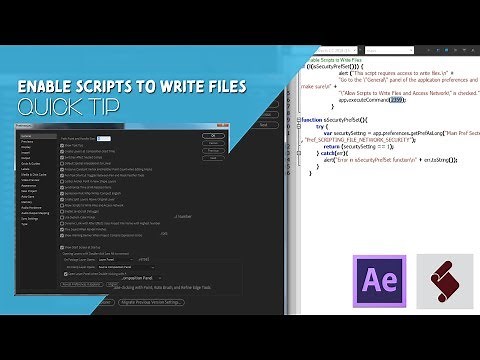 ExtendScript QuickTip - Enable Scripts to Write Files