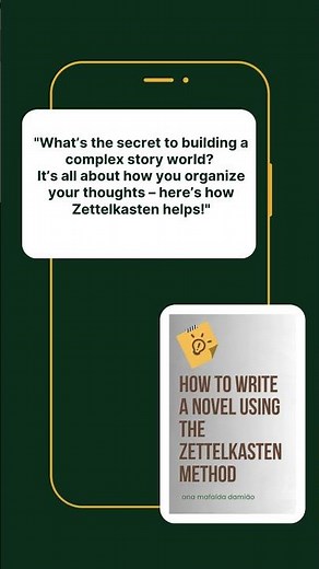How to write the novel using Zettelkasten Method by Ana Mafalda Damião