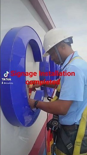 Signage installation Completed