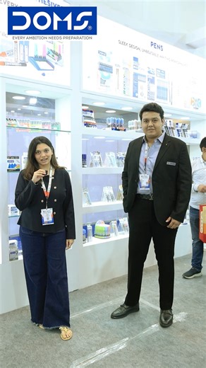 DOMS India on Instagram: "Experience DOMS at PPS Expo at Jio Convention Centre, BKC, Mumbai with an insightful overview on our Every Product from Respected Om Raveshia. #ExhibitionVibes #EventLife #TradeShowIndia #ExpoDays #EventMarketing #LiveExperience #EventDiaries #BusinessExpo #BrandShowcase #NetworkingGoals #EventSeason #ExhibitAndEngage #Showtime #IndustryConnect #EventBuzz #Expo2026 #MadeInIndia #B2BEvents #CreativeShowcase #OnGroundExperience"
