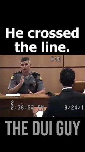 Lawyer: "Trooper, if someone is Driving at Night and See you Coming, they Tend to Change Lanes."