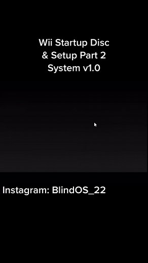 Wii Startup Disc Installation & System Configuration Guide