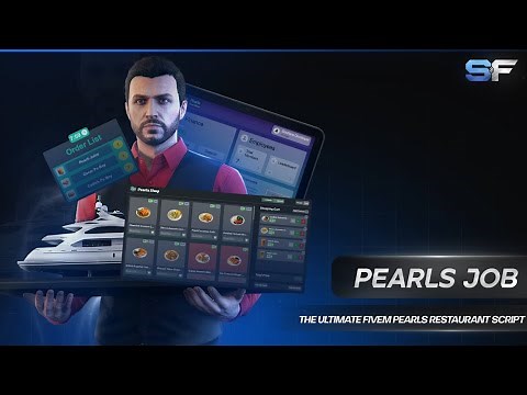 Pearl's Job Script - The Best Restaurant Job System for Your FiveM Server 2025! (QBCore, ESX, Qbox)