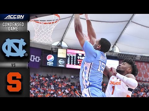 North Carolina vs. Syracuse Condensed Game | ACC Basketball 2019-20
