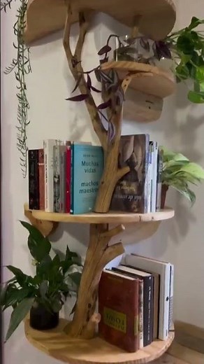 Bring Nature Indoors: DIY Tree Branch Bookshelf!