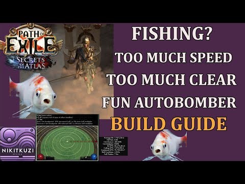 Poe 3.26 | Fishing build | Fast clearspeed build | Autobomber | Build Guide
