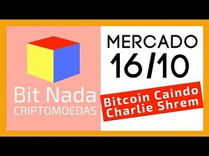 Mercado de Cripto! 16/10 Bitcoin em queda / Conhece Charlie Shrem?