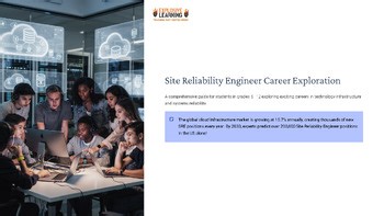 Site Reliability Engineer Career Exploration 101 Grades 4-12 PPTX Slides Lesson