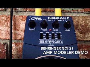 Behringer GDI 21 - Guitar Amp Modeler (Demo)