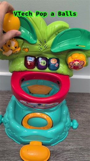 The **VTech Pop-a-Balls** toy is a bright, engaging cause-and-effect toy that keeps little learners moving, watching, and talking. Kids drop balls **in**, watch them go **down**, then see them **pop**, **go**, and **fall** **out**, making it perfect for early language and play skills. **Great for targeting core words during play:** * **Up / Down** – “The ball goes **up**… now **down**!” * **In / Out** – “Put it **in**… it comes **out**!” * **Pop / Go / Fall** – “**Pop**! Ready, set, **go**! It *