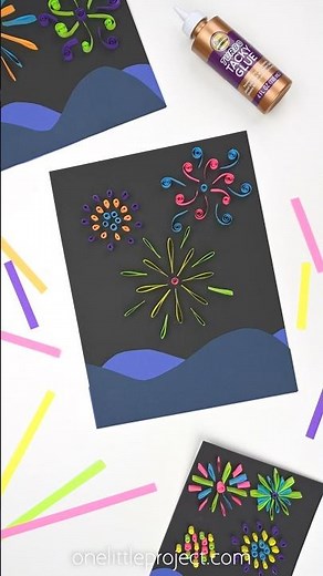 Paper Quilling Fireworks 🎆 🎇